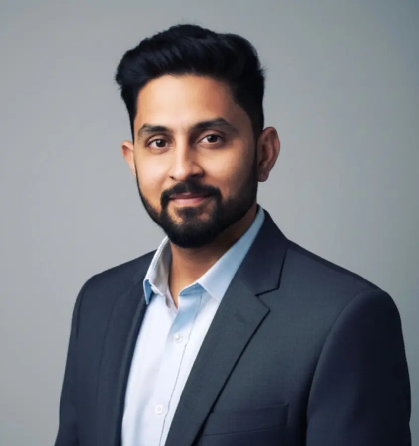 Portrait of Jatin Sharma, founder and CEO of Staffinger Solutions LLP